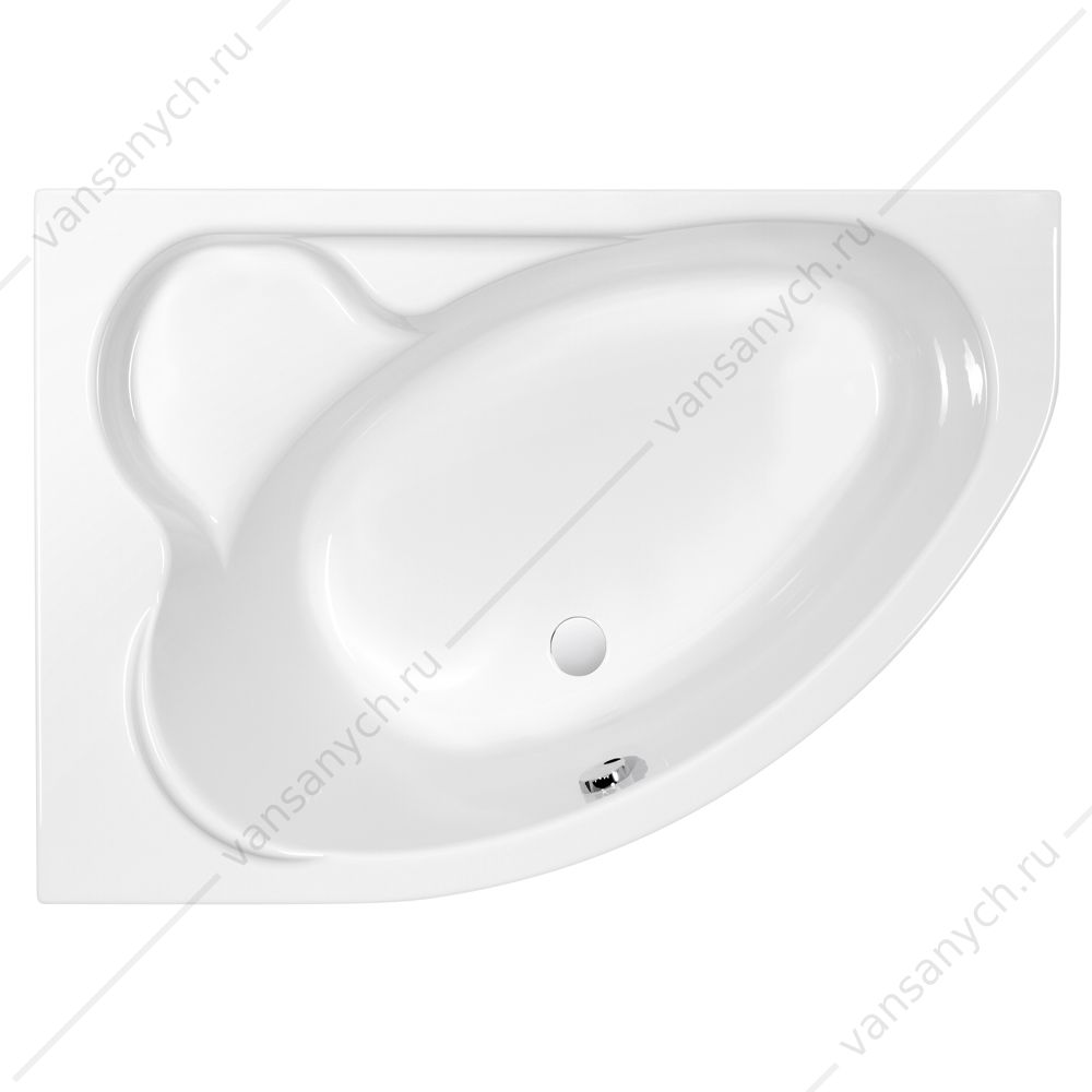 00004144771 Ванна 153x100 акриловая CERSANIT KALIOPE, левая, P-WA-KALIOPE*153-L-W/63441 асимметр. Cersanit (Польша) купить в Тюмени (Ван Саныч™)