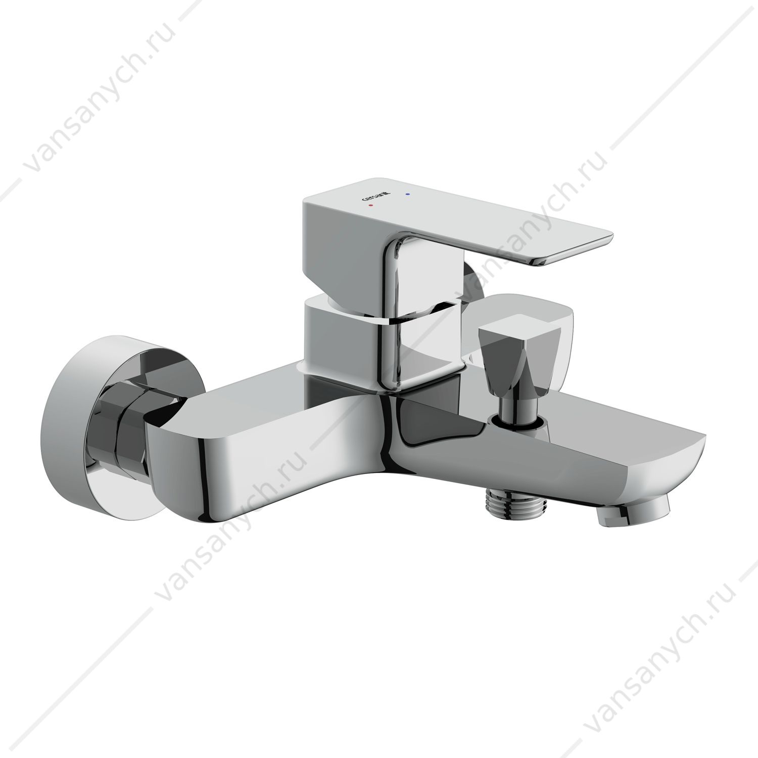 00-00006355 Смеситель для ванны CERSANIT GEO, 63040 Cersanit (Польша) купить в Тюмени (Ван Саныч™)