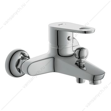 00-00006631 Смеситель для ванны CERSANIT Cari, короткий излив, хром, 63026 (DIY) Cersanit (Польша) купить в Тюмени (Ван Саныч™)