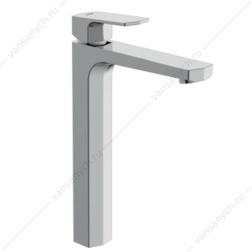 00-00010405 Смеситель для раковины CERSANIT WISLA, высокий, сливной гарнитур, хром, A63059 Cersanit (Польша) купить в Тюмени (Ван Саныч™)