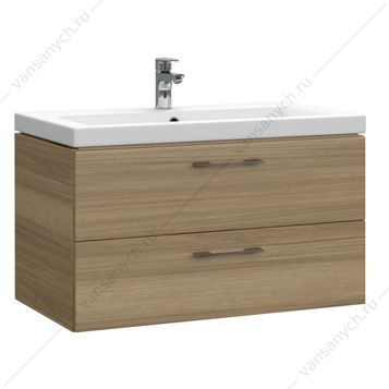 00-00006531 Тумба под раковину 80 Cersanit LARA орех А63416, подвесная Cersanit (Польша) купить в Тюмени (Ван Саныч™)